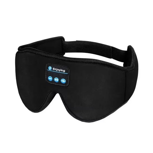 3D Eye Mask Bluetooth Music Play Sleeping Headphones with Built-In HD Speaker Mask for Sleep Headphones Wireless Air Travel 5.0
